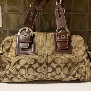 Vintage Coach Brown Women's Handbag